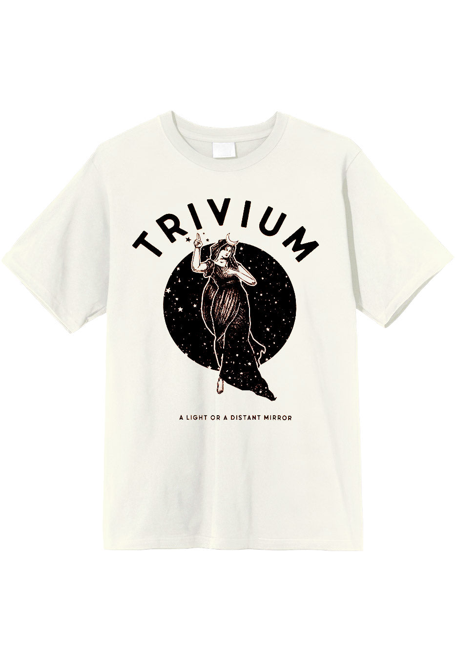 Trivium Moon Goddess Natural T-Shirt