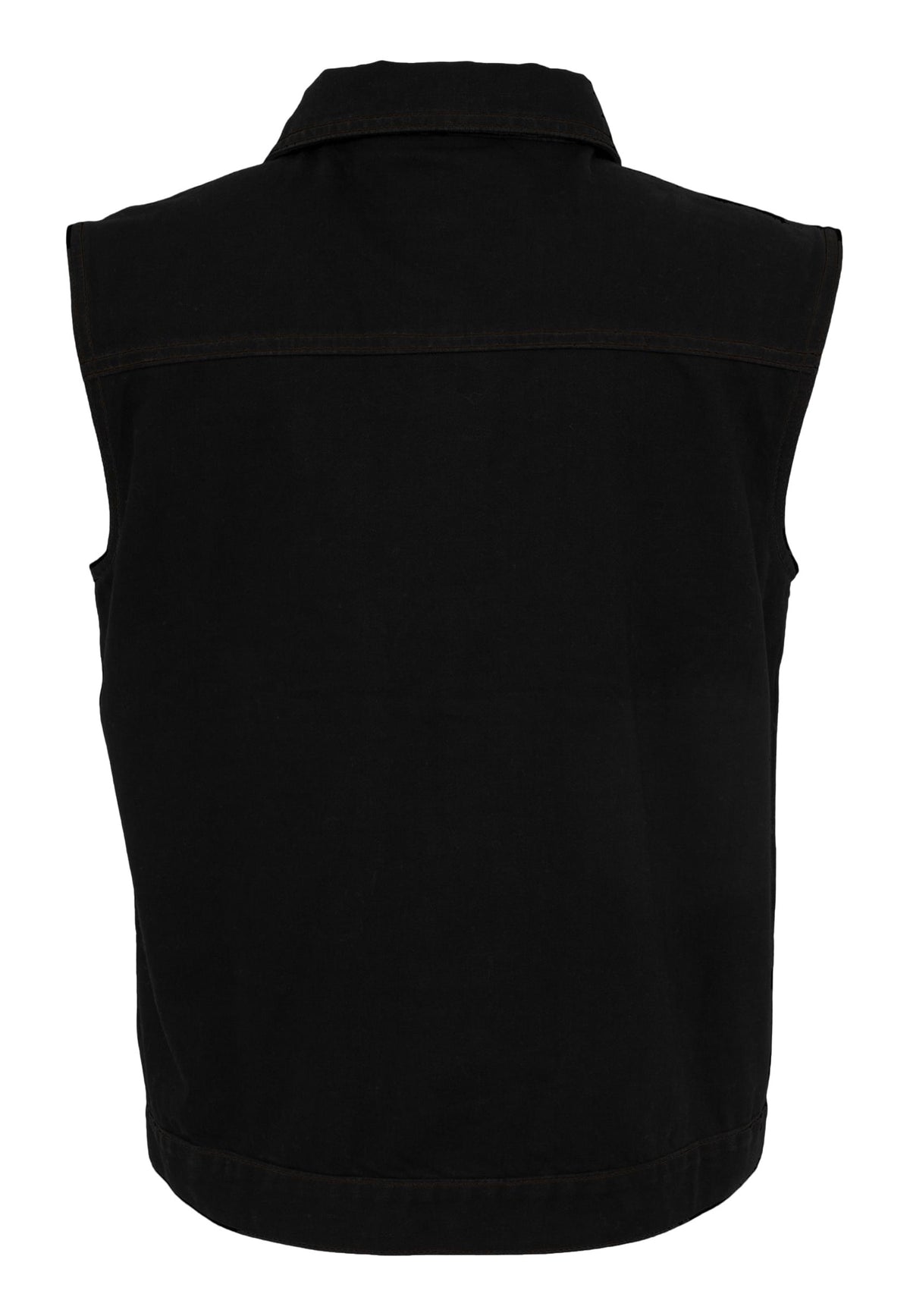 Urban Classics Denim Black Dark Jeans Vest