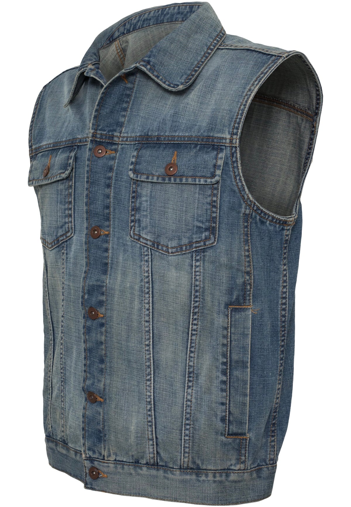Urban Classics Denim Lightblue Vest