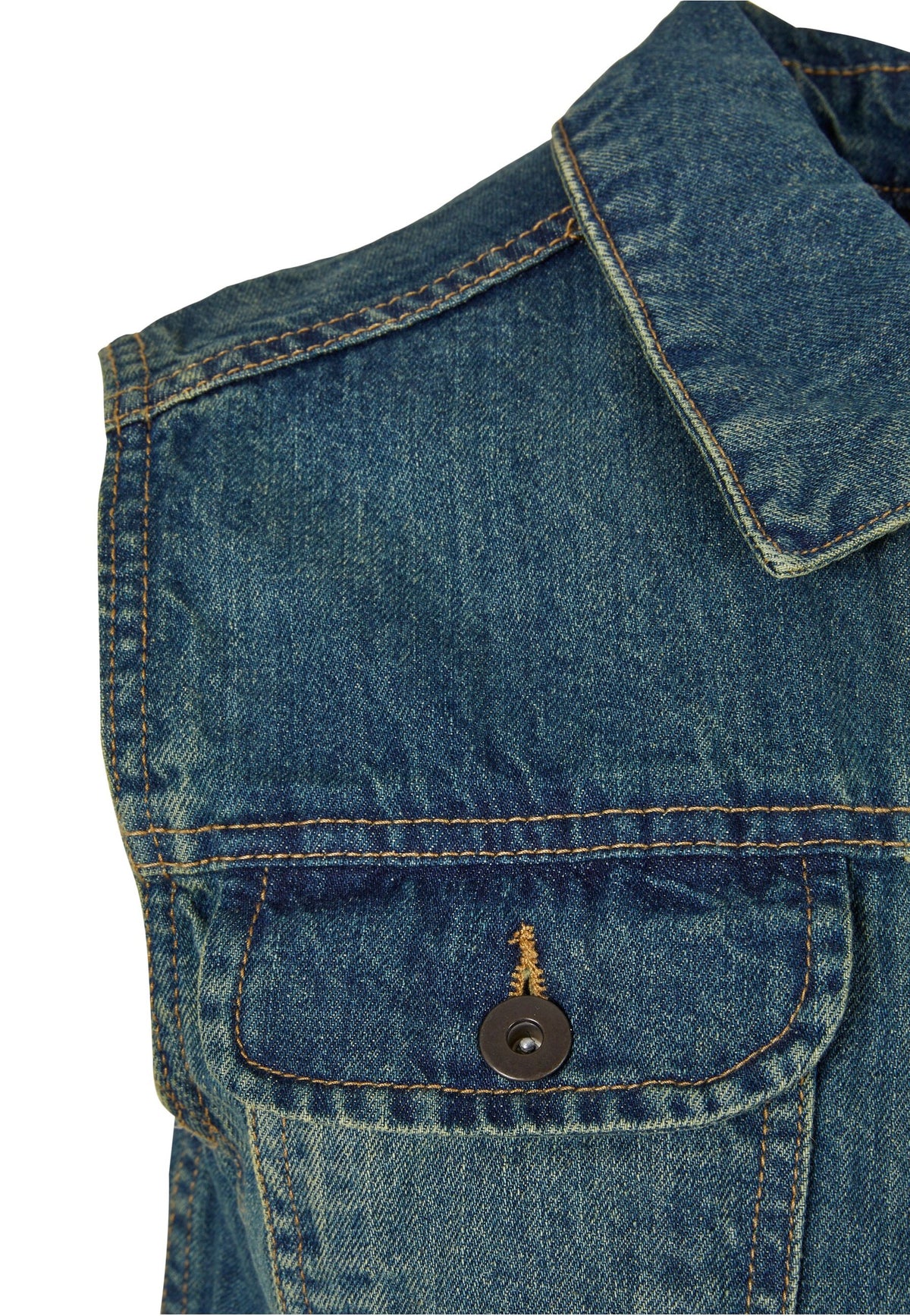 Urban Classics Denim Lightblue Vest
