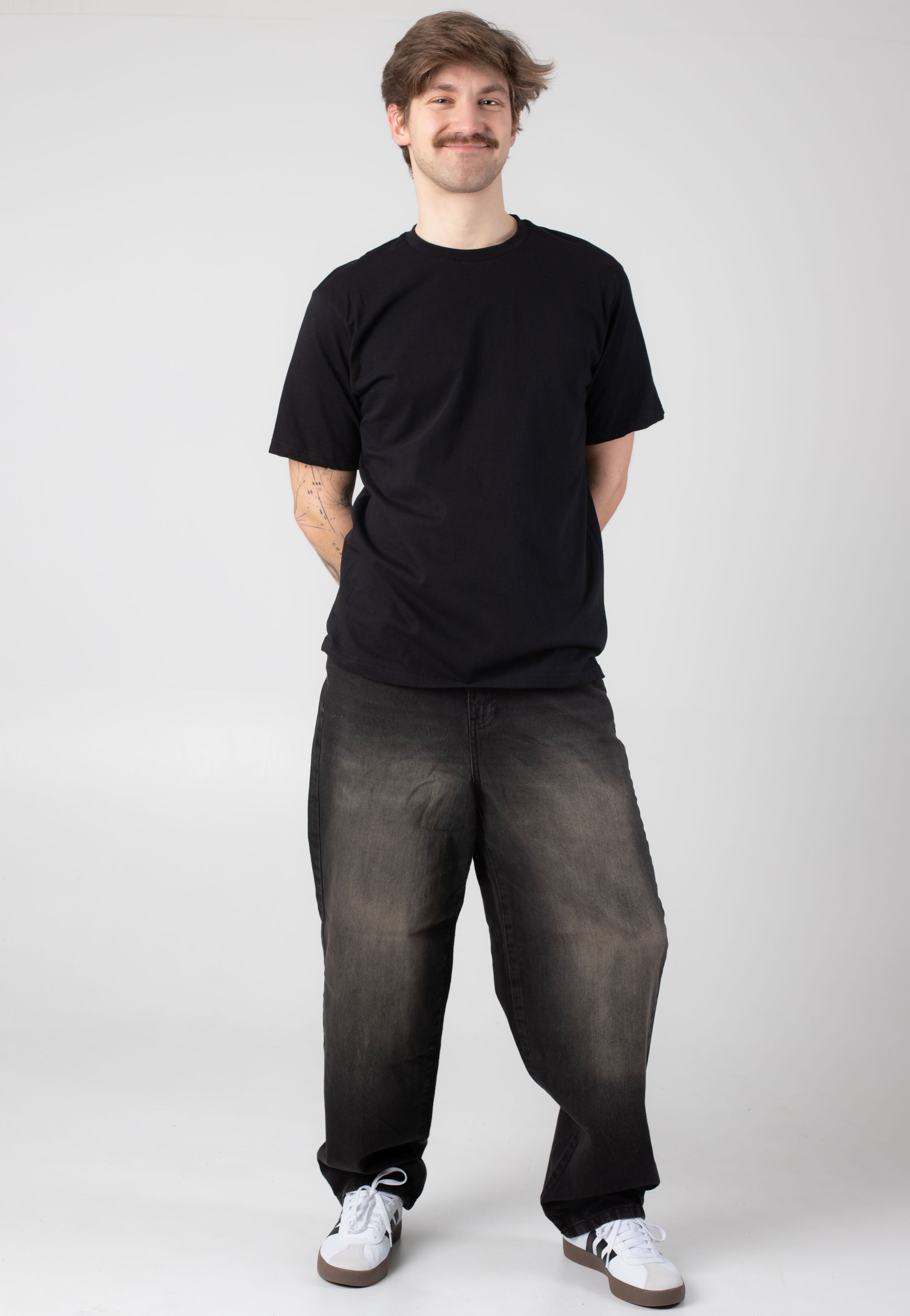 Urban Classics - 90‘s Black 2000 Washed - Jeans | Men-Image