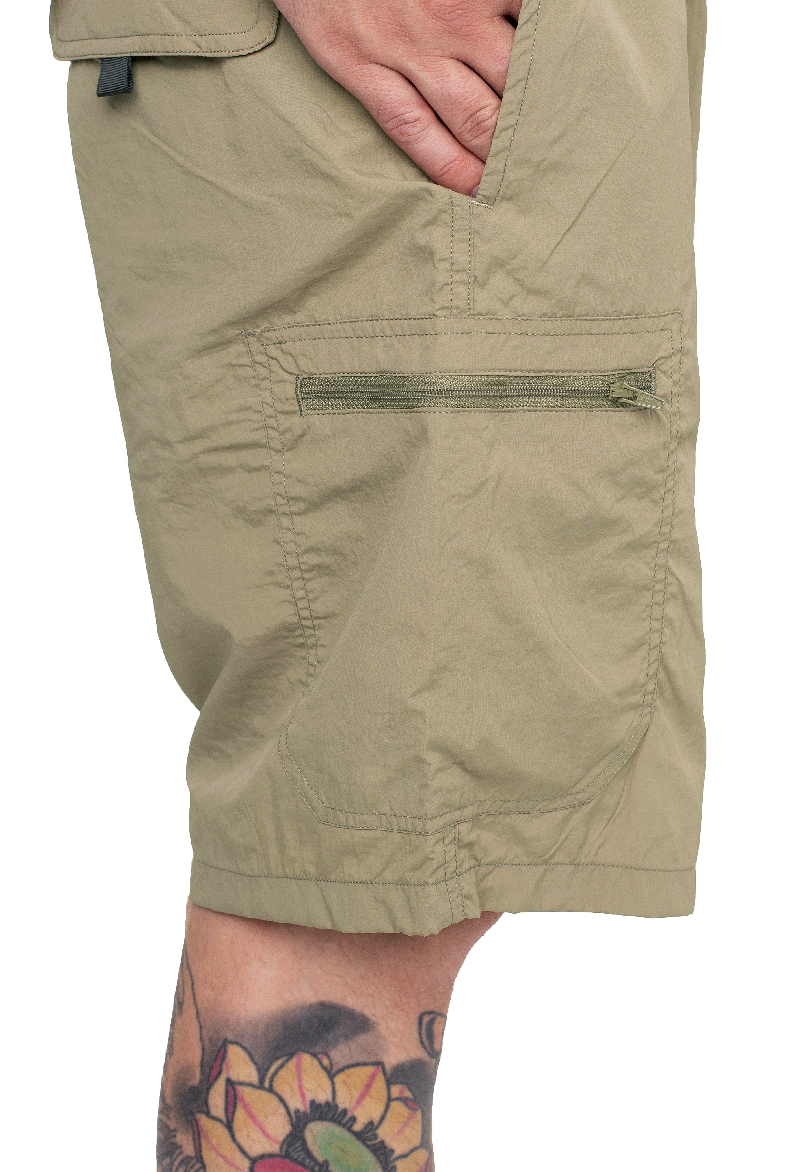 Urban Classics - Adjustable Nylon Khaki - Shorts | Men-Image