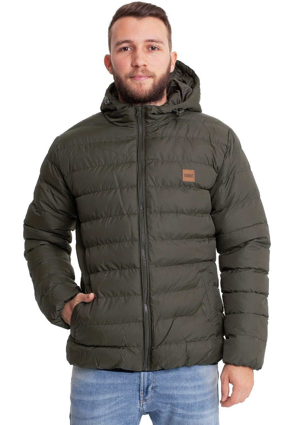 Urban Classics - Basic Bubble Darkolive/Black/Darkolive - Jacket | Men-Image