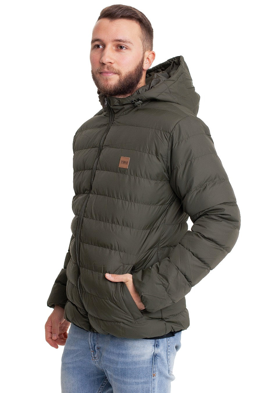Urban Classics - Basic Bubble Darkolive/Black/Darkolive - Jacket | Men-Image