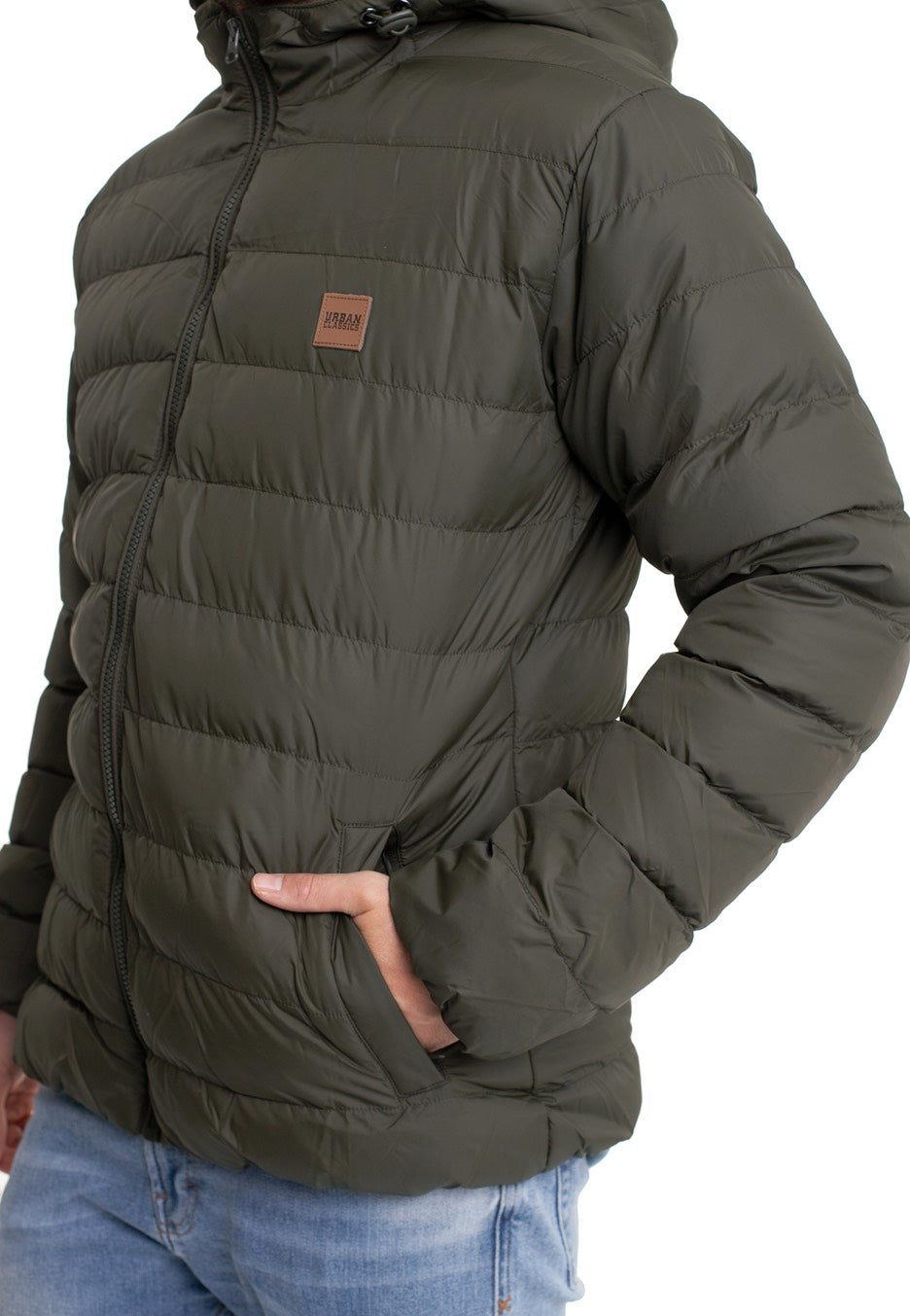 Urban Classics - Basic Bubble Darkolive/Black/Darkolive - Jacket | Men-Image