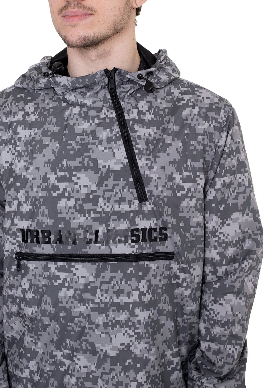 Urban Classics - Commuter Pull Over Dark Digital Camo - Jacket | Men-Image