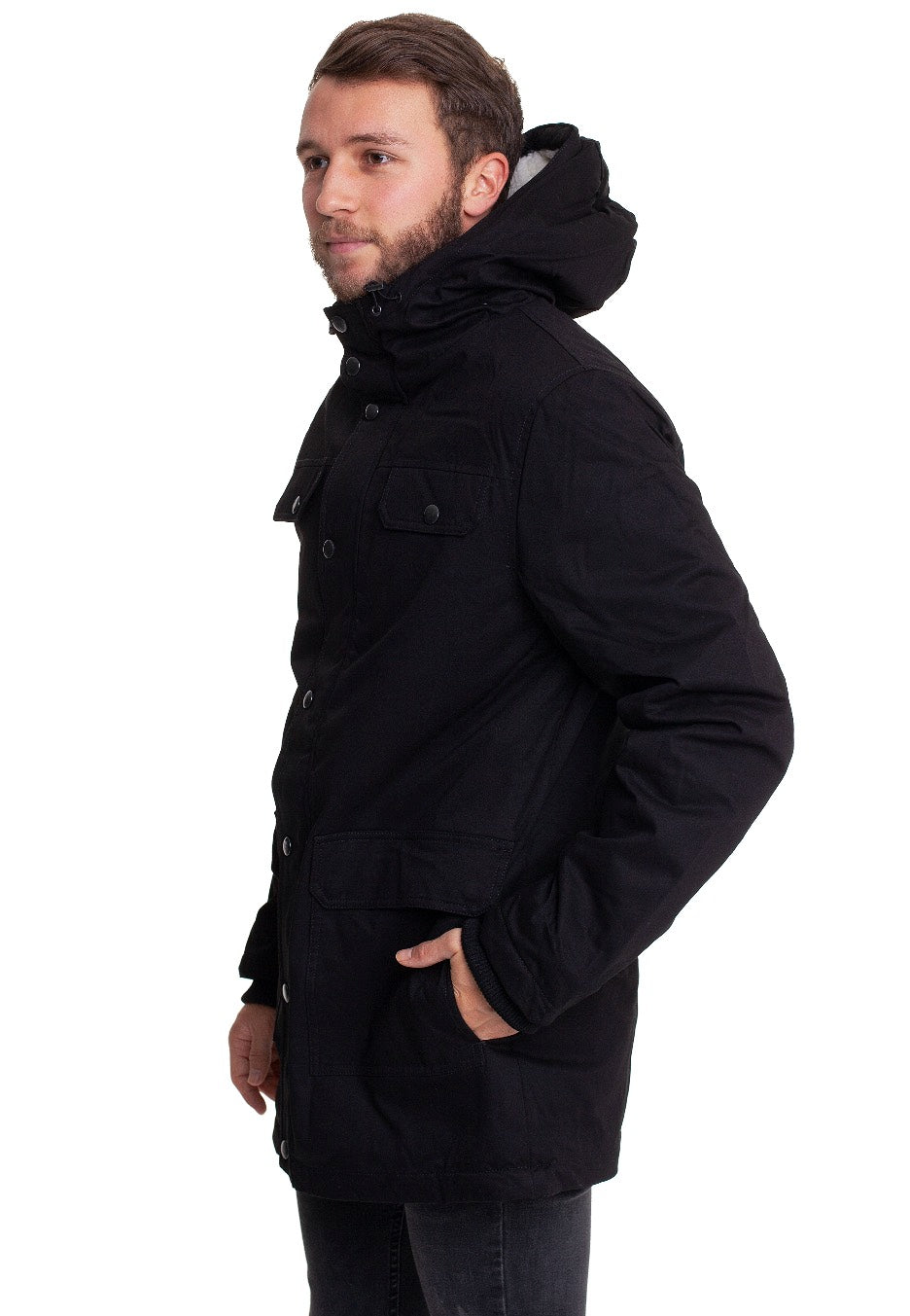 Urban Classics - Heavy Cotton Black - Jacket | Men-Image
