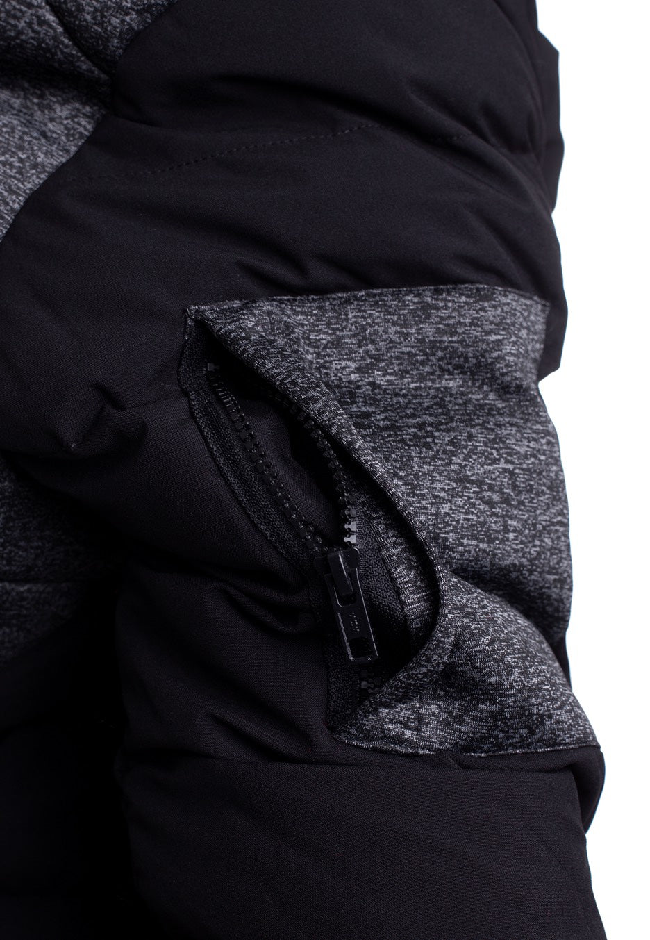 Urban Classics - Hooded Tech Bubble Black/Grey - Jacket | Men-Image