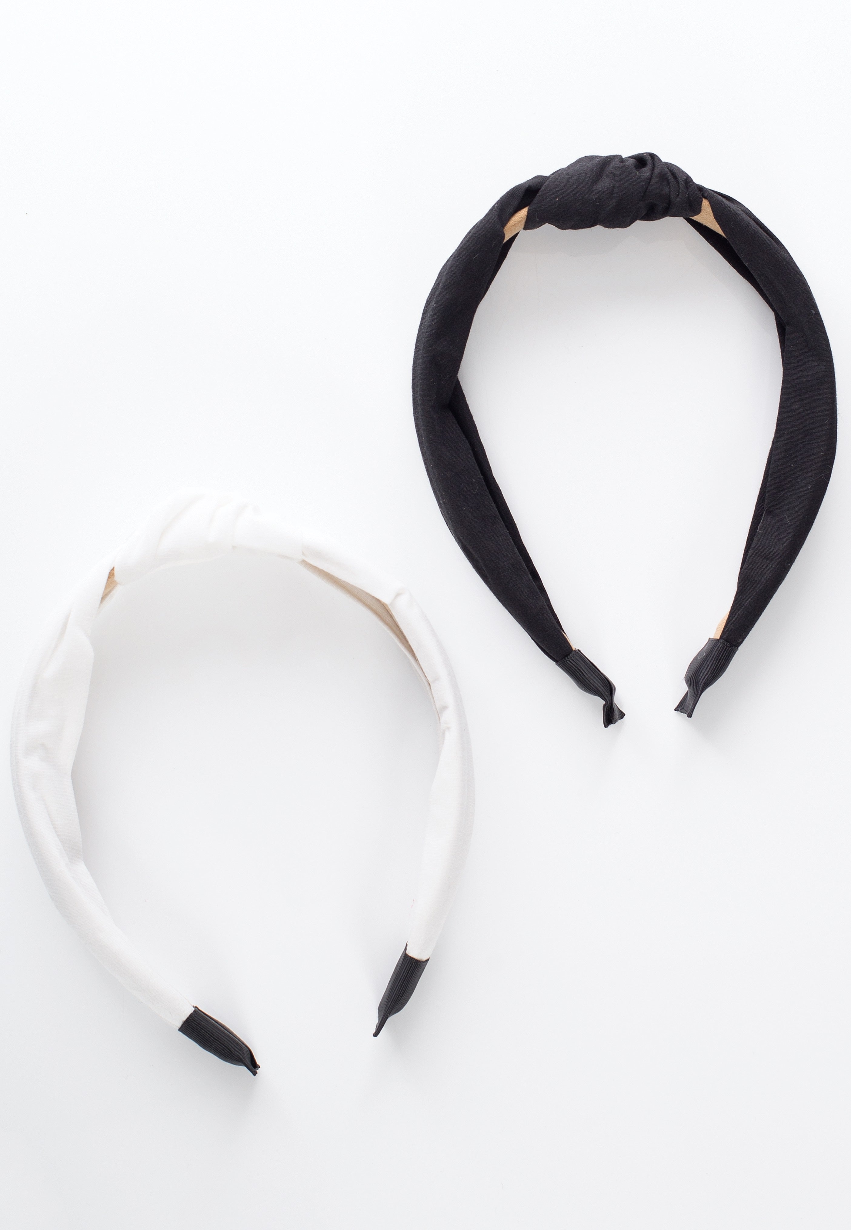 Urban Classics - Light With Knot Pack Of 2 Black/White - Headband | Neutral-Image