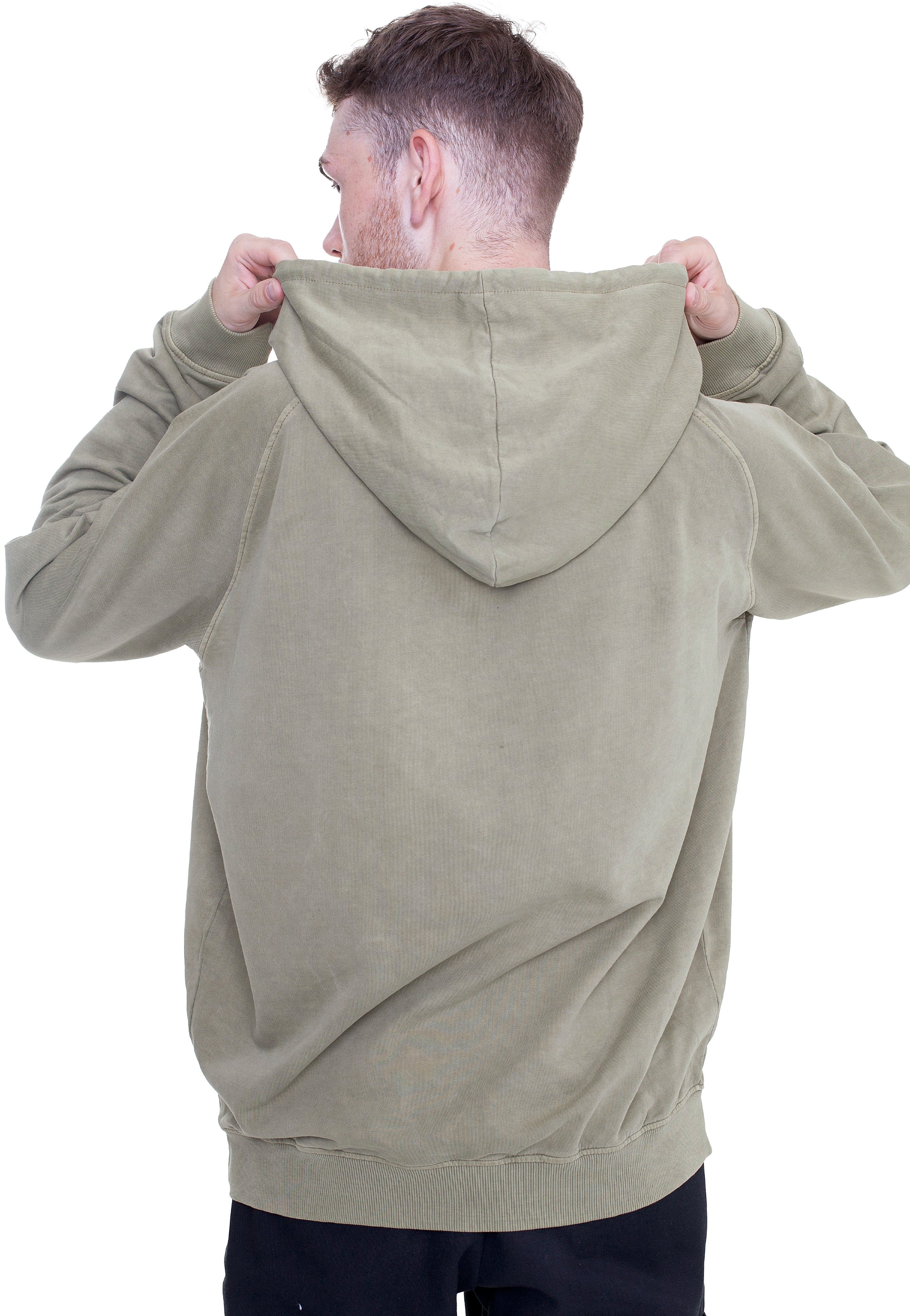 Urban Classics - Overdyed Khaki - Hoodie | Men-Image