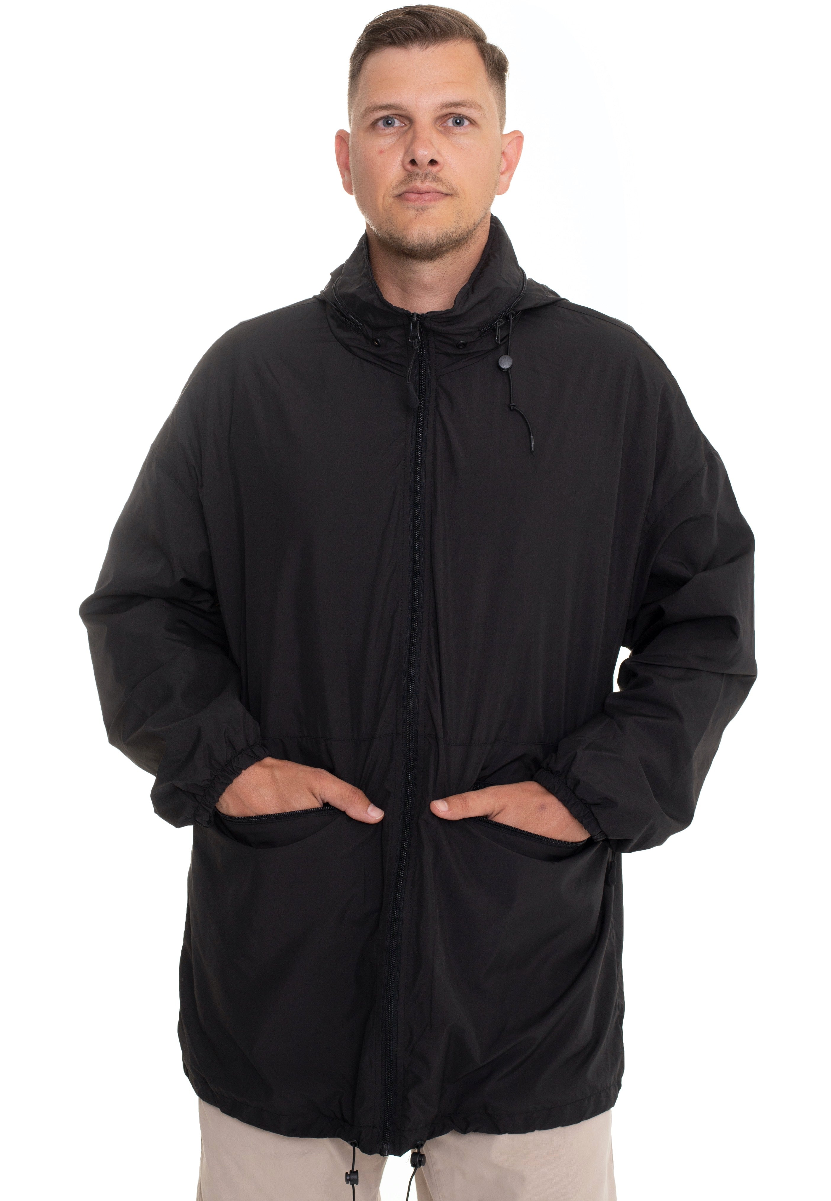 Urban Classics - Oversized Track Black - Track Jacket | Men-Image