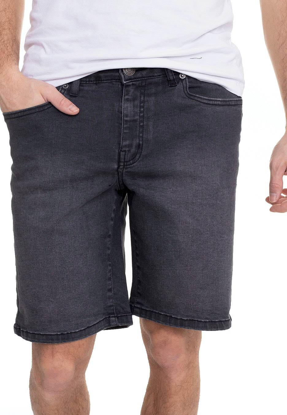 Urban Classics - Relaxed Fit Real Black Washed - Shorts | Men-Image