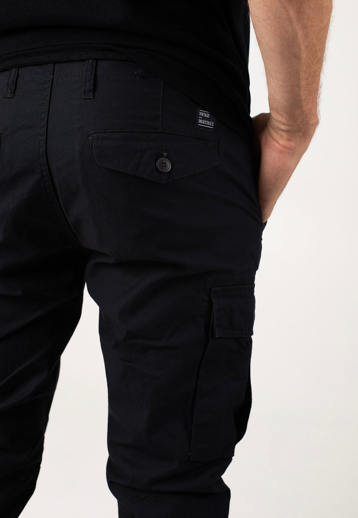Vintage Industries Mallow Off Black Pants