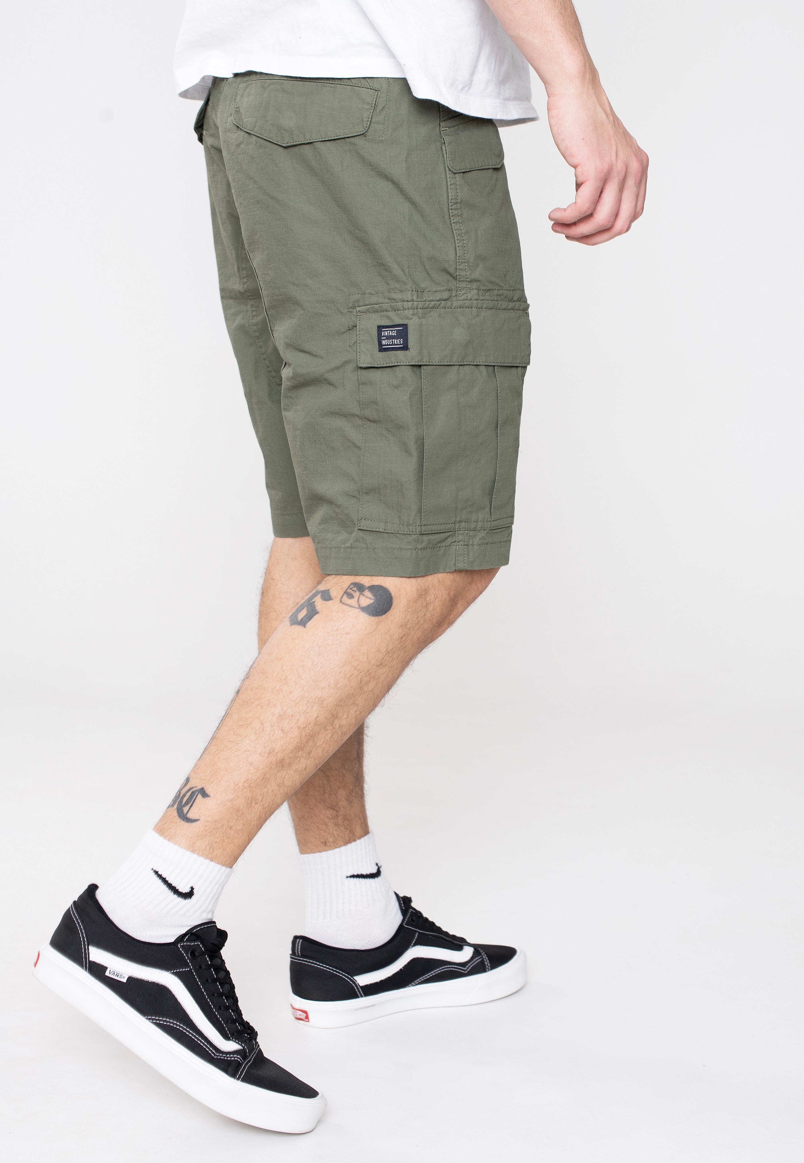 Vintage Industries - Anderson Olive Drab - Shorts | Men-Image