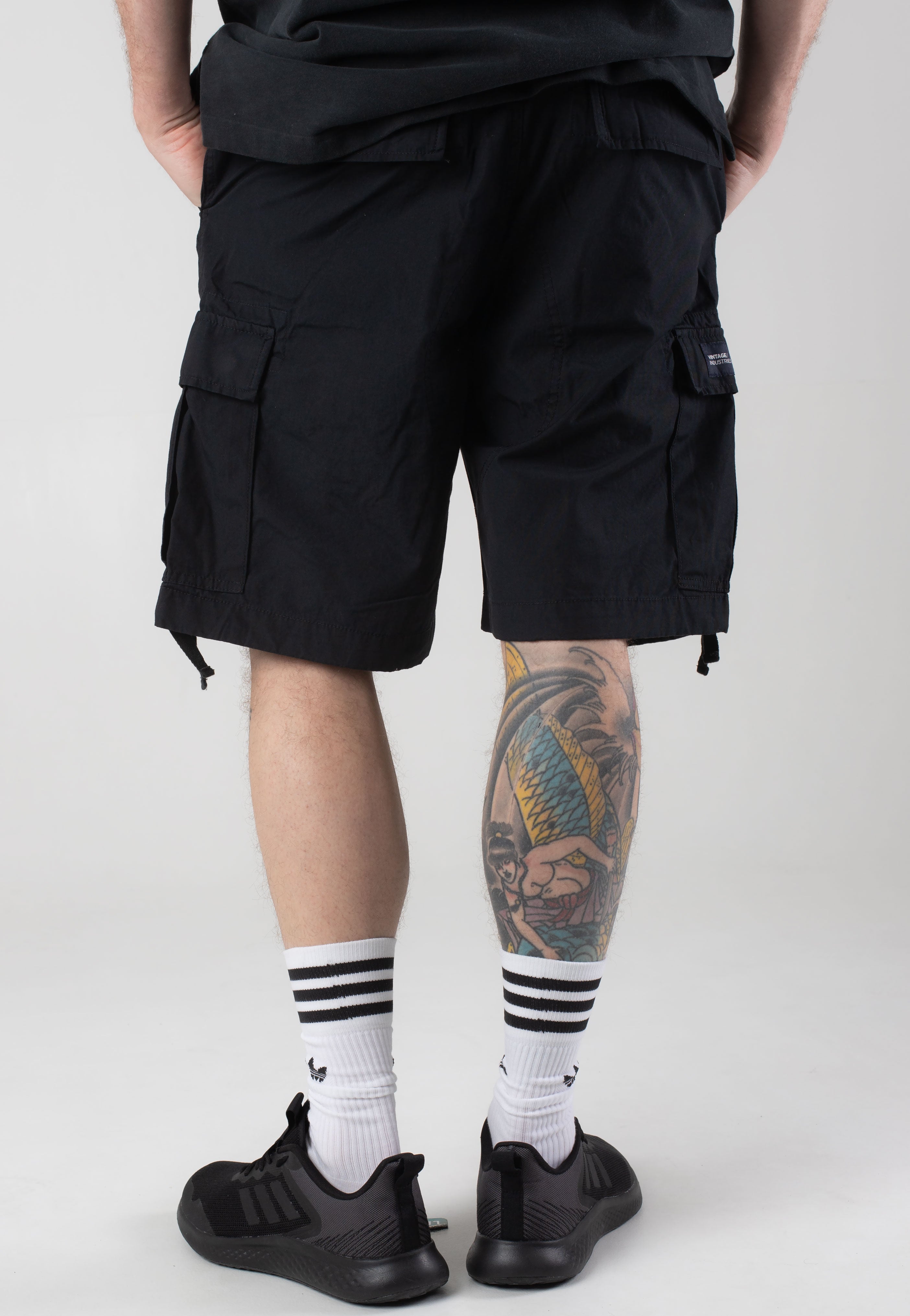 Vintage Industries - Davis Black - Shorts | Men-Image