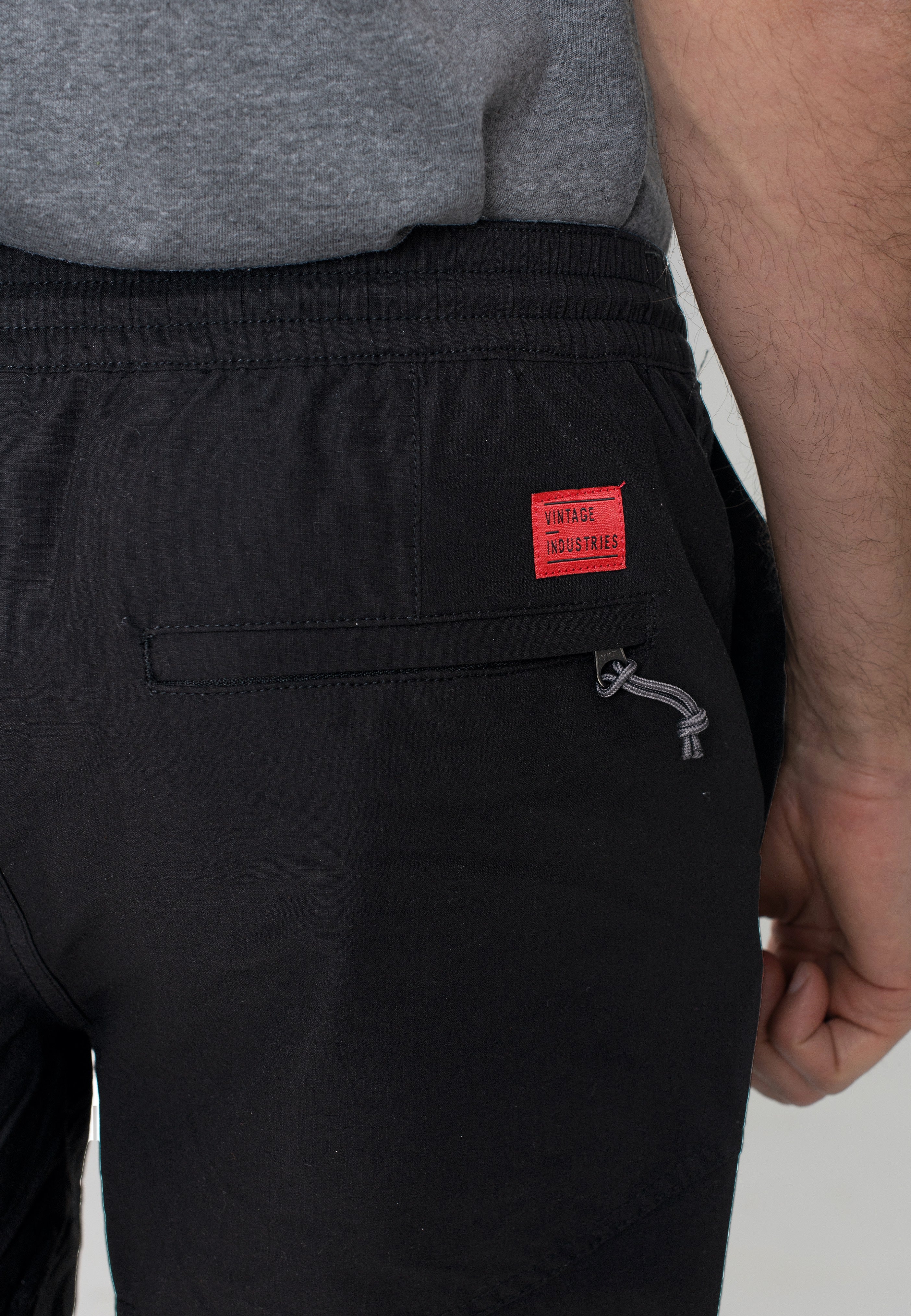 Vintage Industries - Eton Black - Shorts | Men-Image