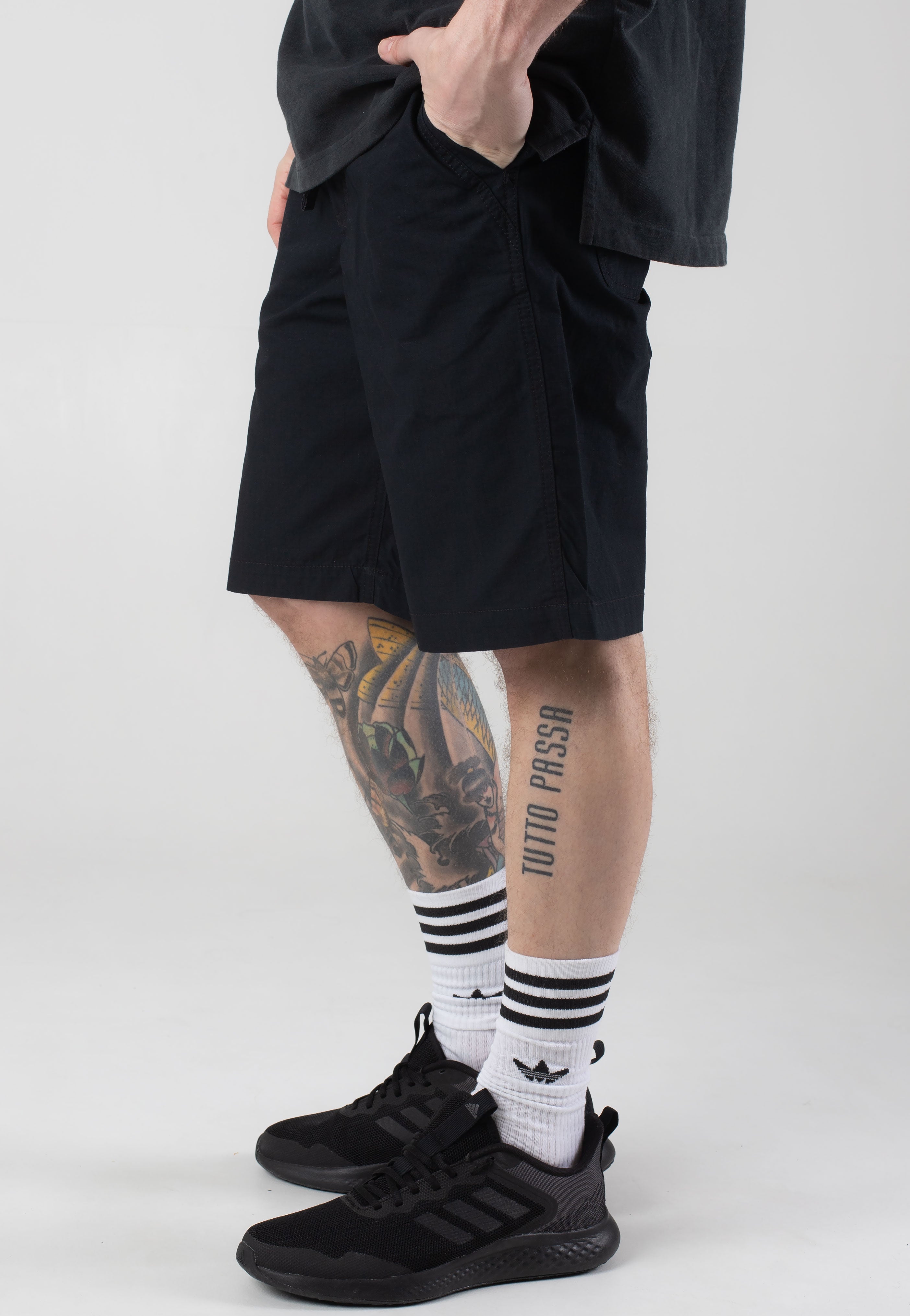 Vintage Industries - Worker Black - Shorts | Men-Image