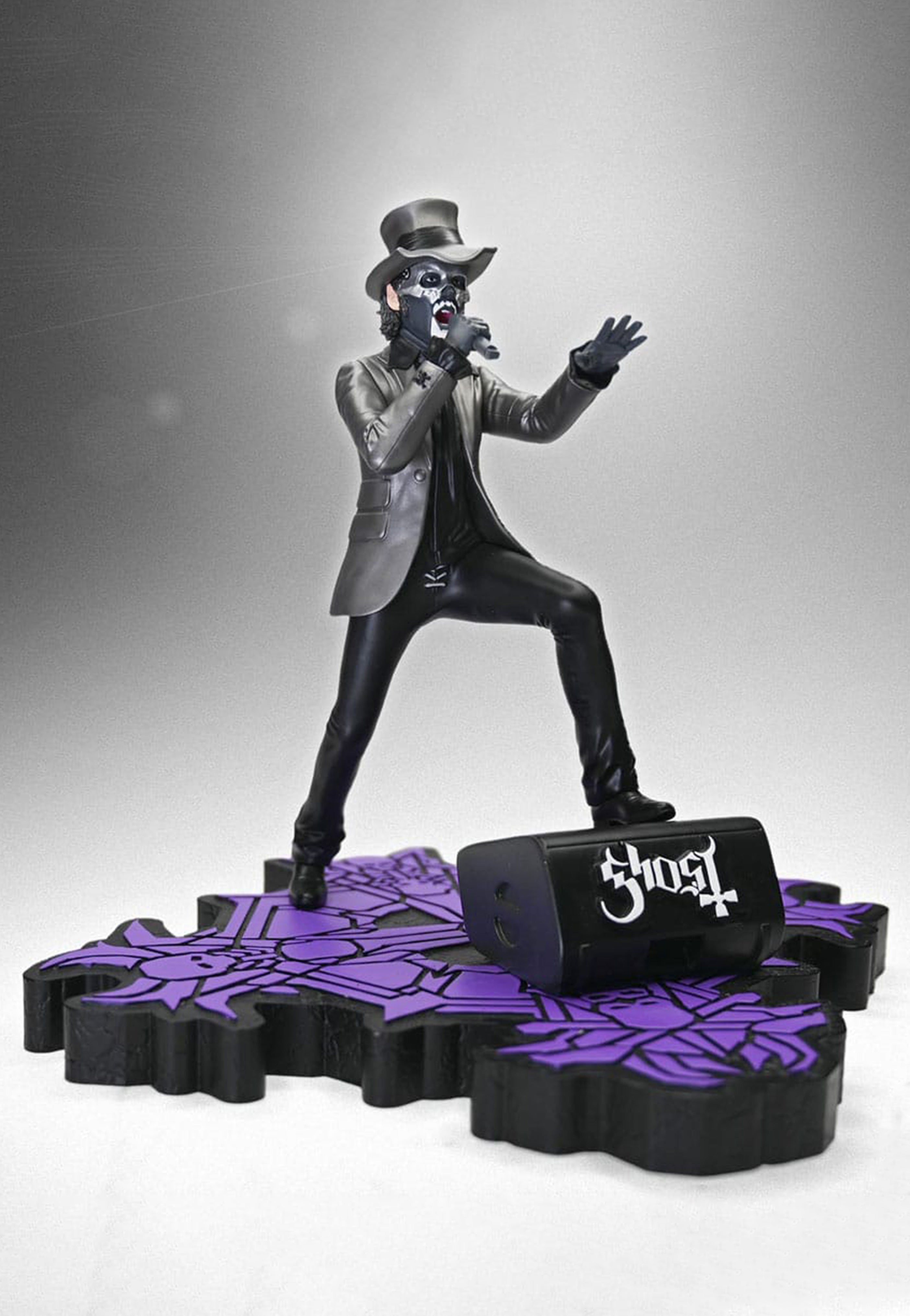 Ghost - Papa V Perpetua Top Hat Rock Iconz - Statue | Neutral-Image
