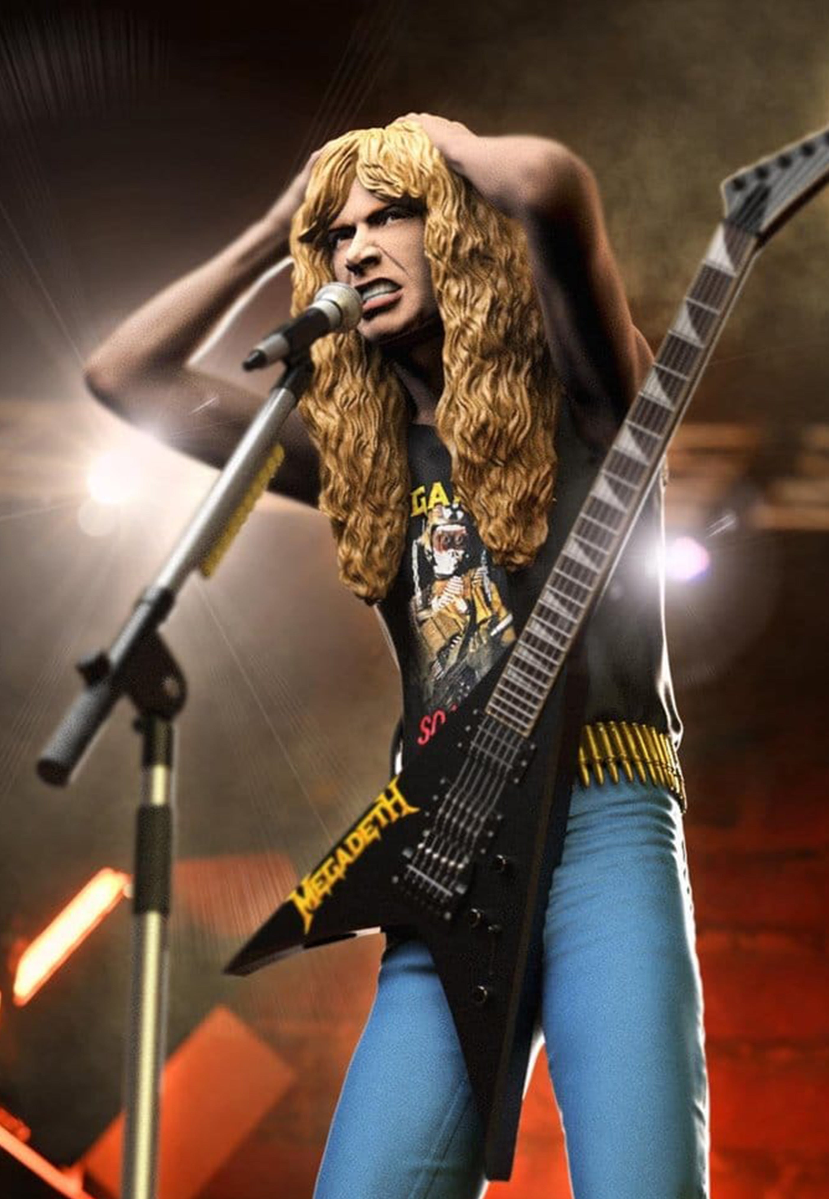 Megadeth - Dave Mustaine II Rock Iconz - Statue | AFM Records